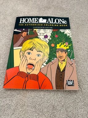 Home Alone: The Authorized Coloring Book - Red, Yellow, Green Cover
